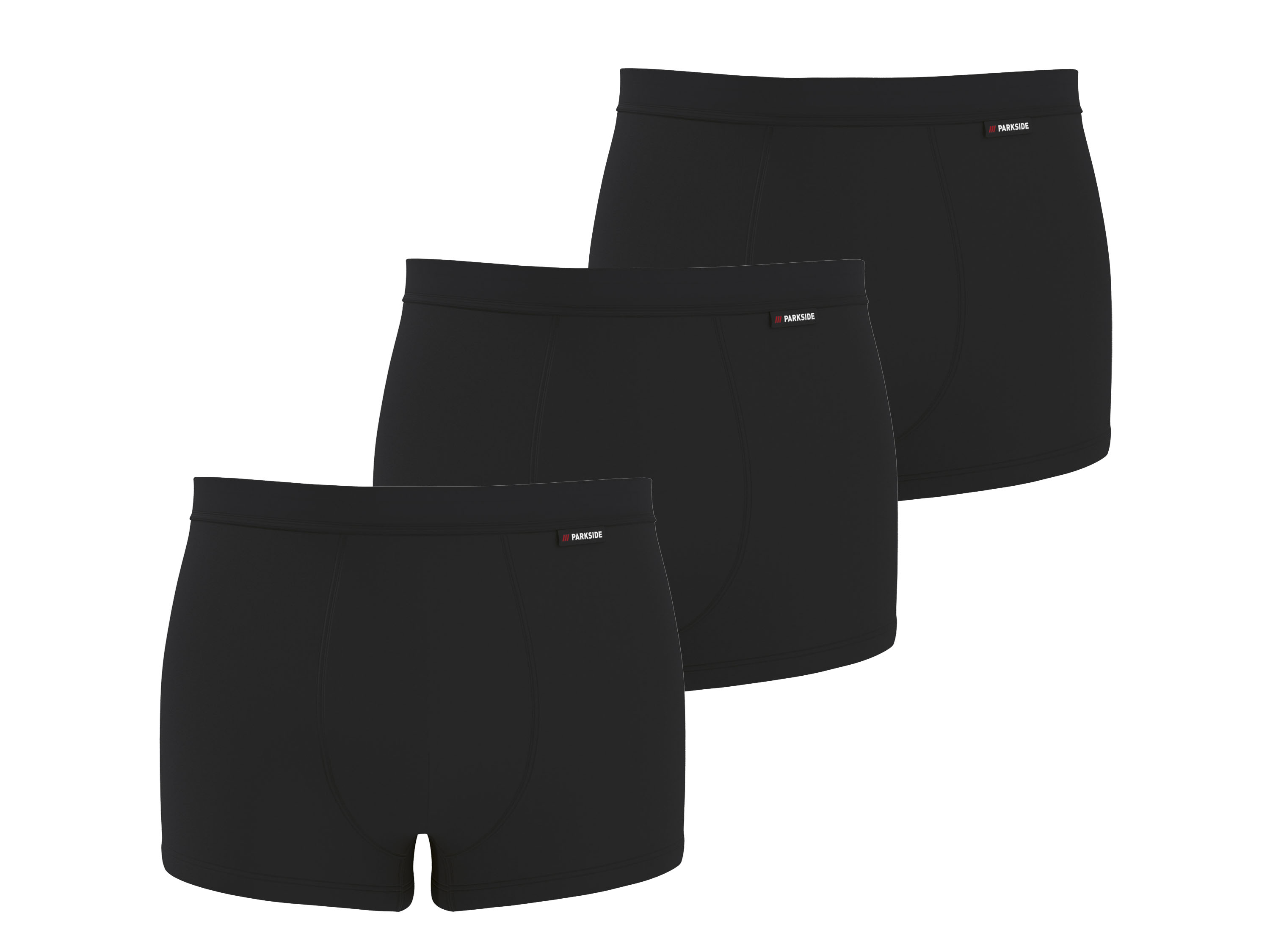 PARKSIDE® Herren Boxer, 3 Stück (Schwarz, 7/XL)