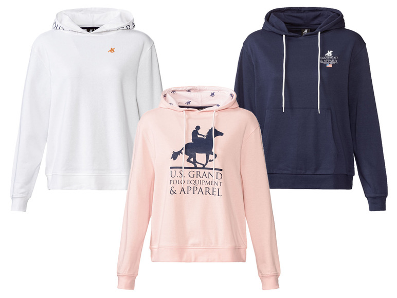 Gehe zu Vollbildansicht: esmara® x Grand Polo Damen Sweatpullover, leger geschnitten - Bild 1