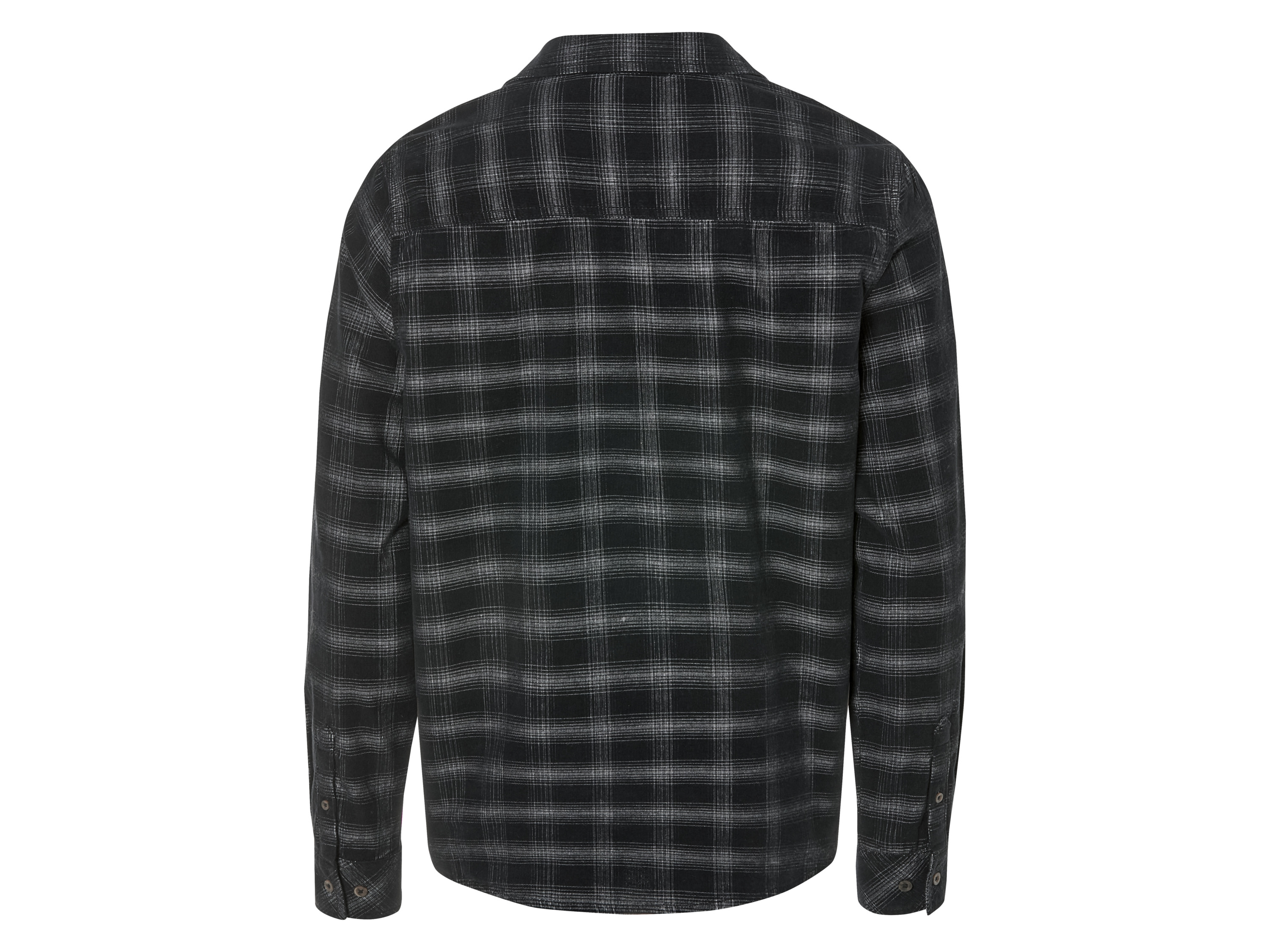 Thumbnail - LIVERGY® Herren Freizeithemd Cord (Schwarz, M(39/40))