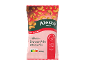 Verpackung von Cashew- und Erdnuss-Mix mit Chili-Geschmack, 200 g.