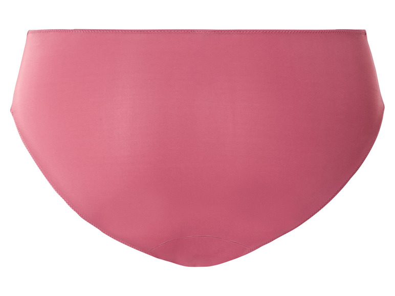 Ein Paar rosa Damen-Unterwäsche.