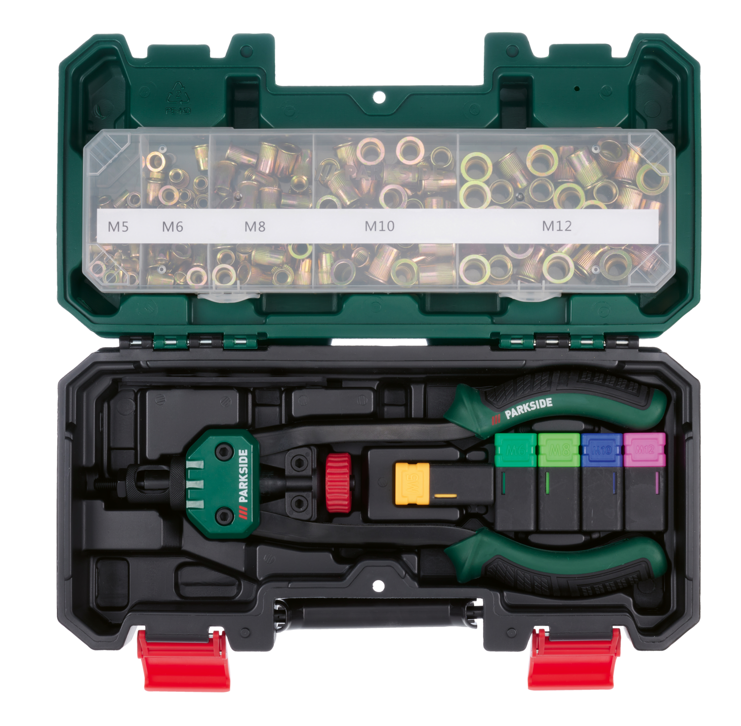 Thumbnail - PARKSIDE®  Nietmutternzange, inkl. Zubehör 150tlg.