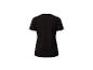 Schwarzes Damen-T-Shirt, Rückseite.