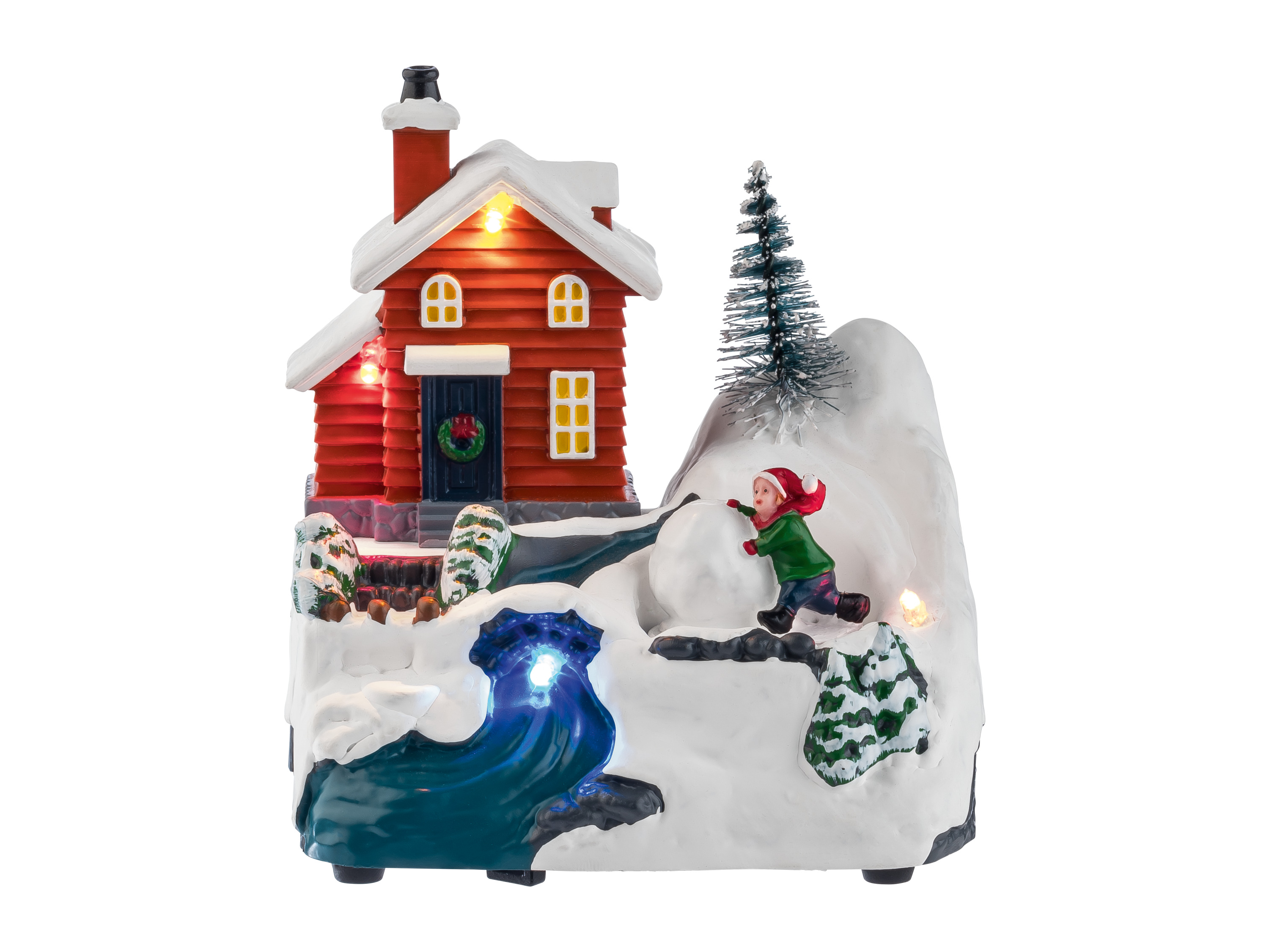 Thumbnail - LIVARNO home Weihnachtsdorf mit beweglicher Funktions-LED (Kind mit Schneekugel)