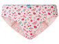 Rosa Unterhose mit Wassermelonen- und Erdbeermuster.