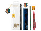 Ein Harry Potter Etui mit Lineal, Bleistift, Stift und Stickern.
