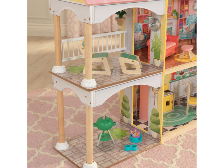 KidKraft »Lolas Aufbau einfacher Puppenhaus Villa«,
