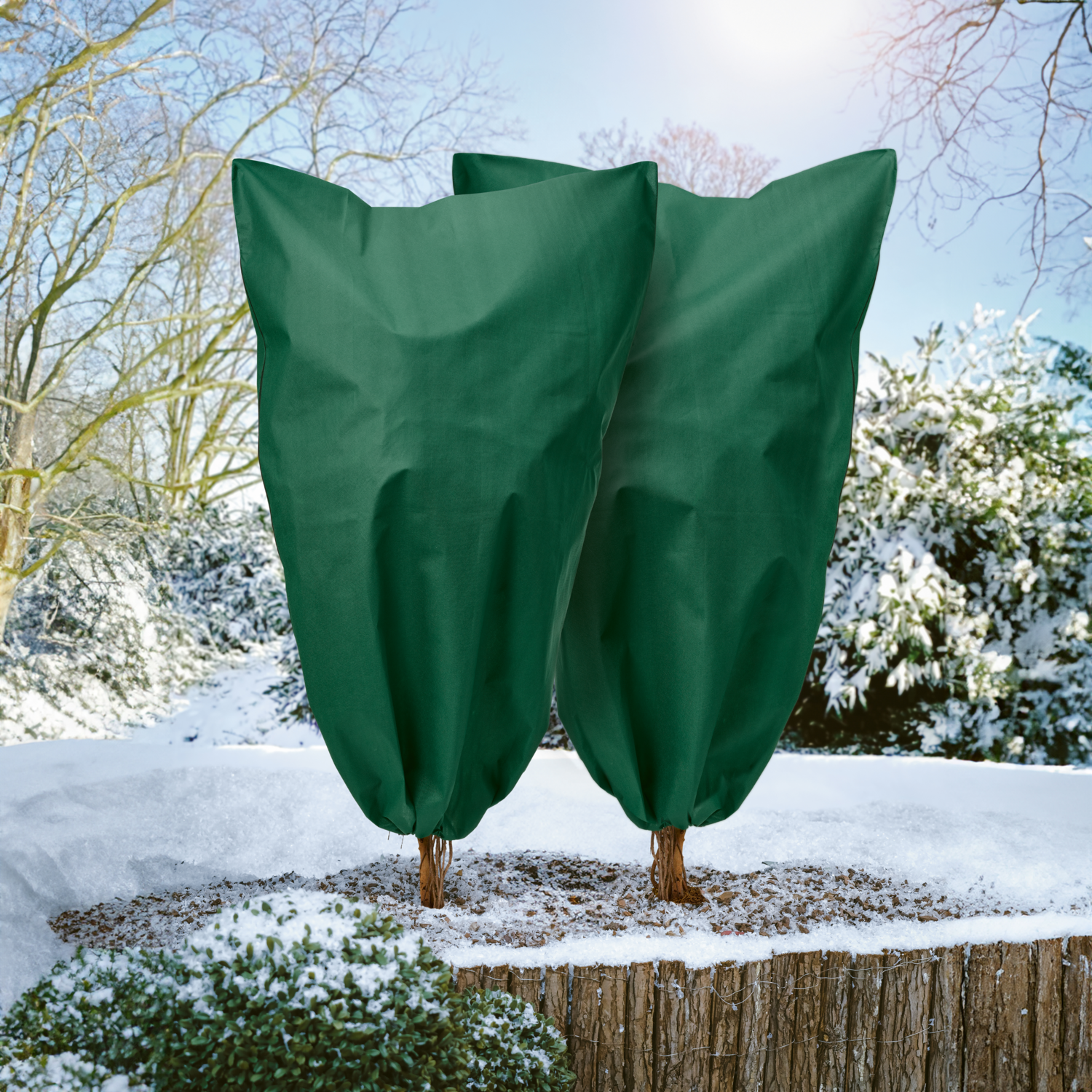 PARKSIDE® Pflanzenschutz-Vlieshaube, L (3 Stück), XL (2 Stück), XXL (1Stück) (Grün) – Bild 2 von 4
