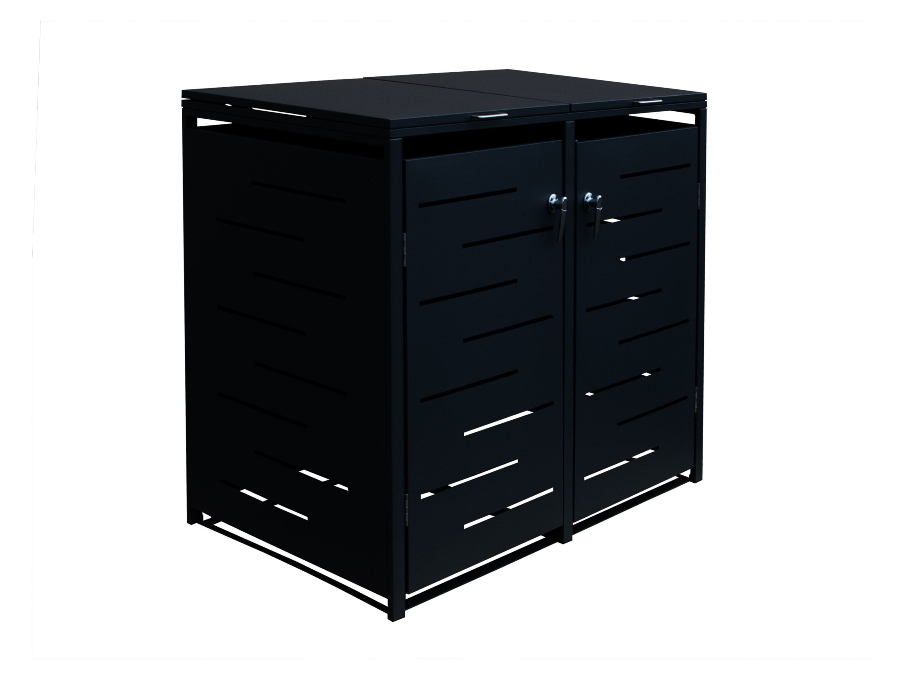 Thumbnail - elephant® Mülltonnebox »BIG«, für 2 Mülltonnen bis 240l