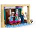 LEGO Disney Frozen Set mit Anna, Elsa, Olaf und einem Pinguin, in einer Bäckereiszene.