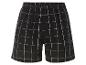Schwarze Boxershorts mit Karomuster.