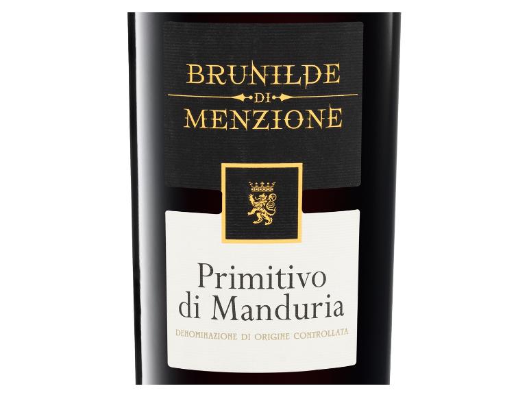 Weinflasche Brunilde di Menzione Primitivo di Manduria