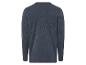 Ein dunkelblaues Langarmshirt für Herren.