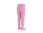 Rosa Kinderstrumpfhose mit gerippter Textur, Rückansicht