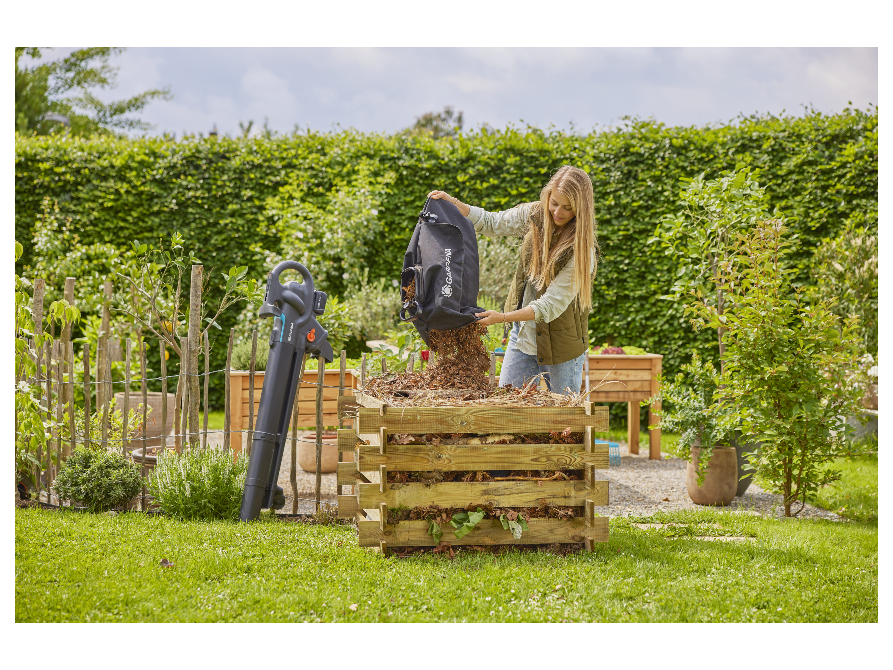 GARDENA Akku-Laubbläser PowerJetCollect, inkl. Akku/Ladegerät – Bild 2 von 4