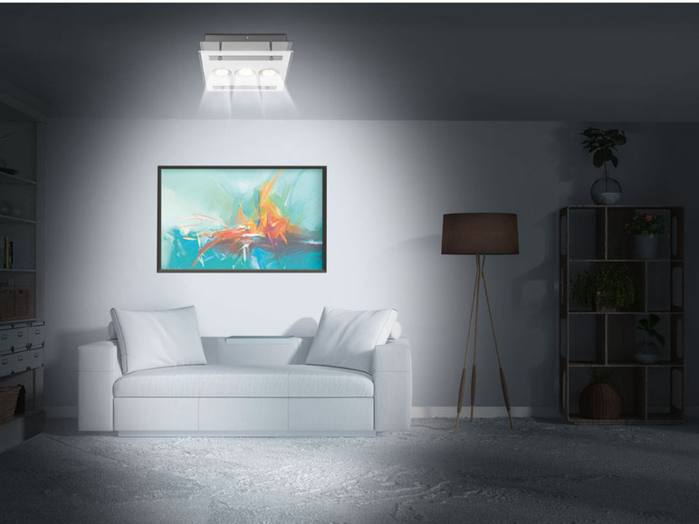 Gehe zu Vollbildansicht: LIVARNO home LED-Wand-/Deckenleuchte / LED-Deckenleuchte, 3-flammig - Bild 9