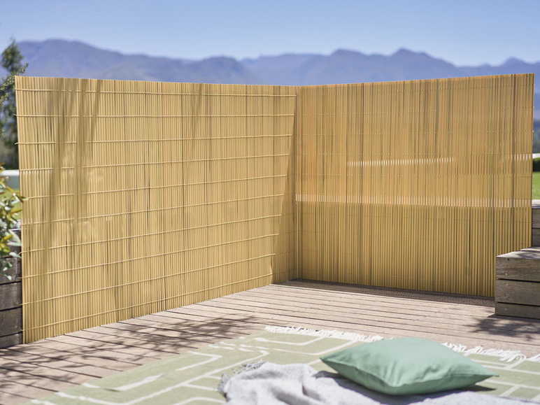 Gehe zu Vollbildansicht: LIVARNO home Sichtschutzmatte, in Bambusoptik - Bild 9