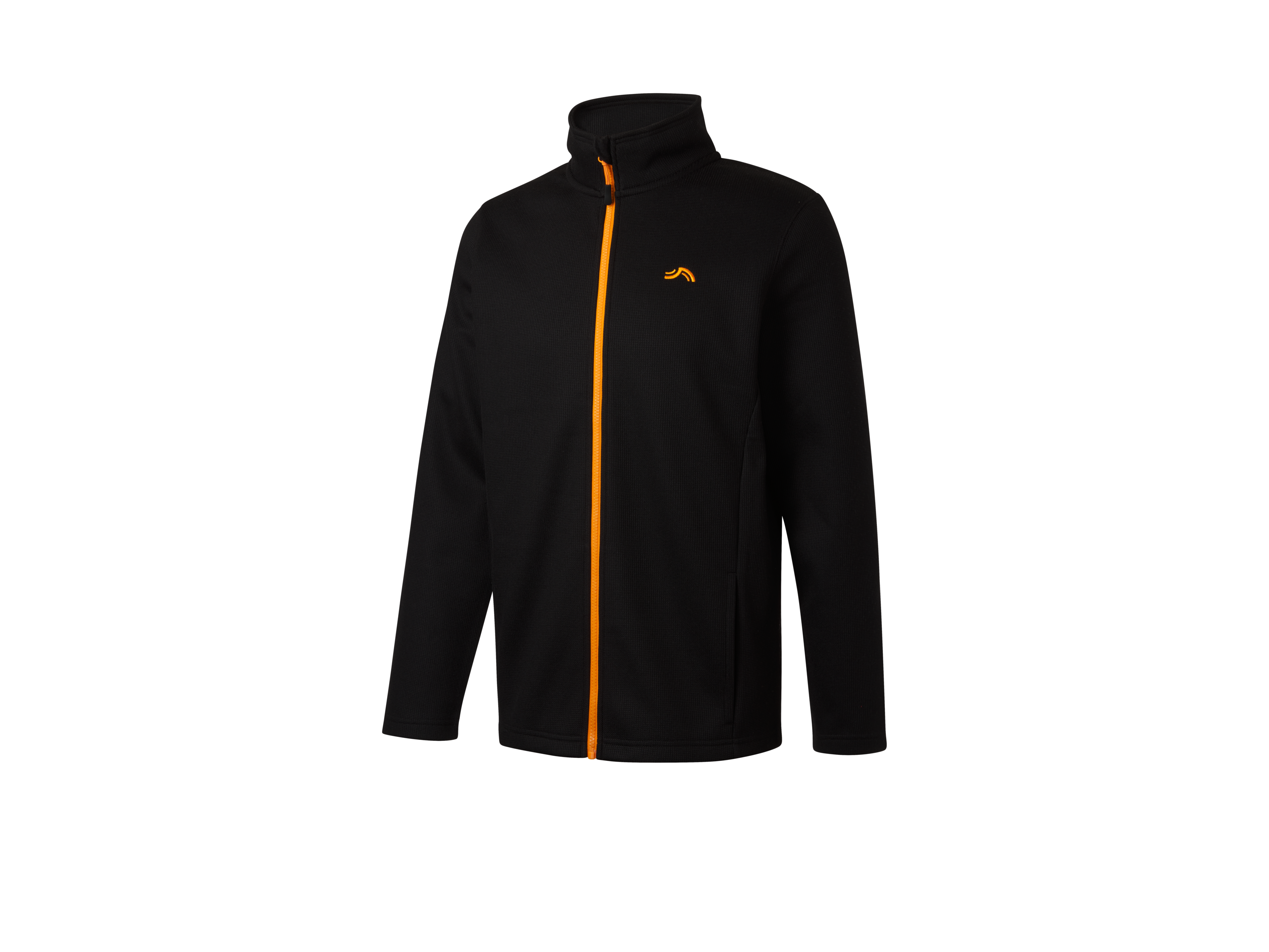 CRIVIT Herren Strickfleecejacke mit seitlichen Eingrifftaschen (schwarz, XL (56/58))