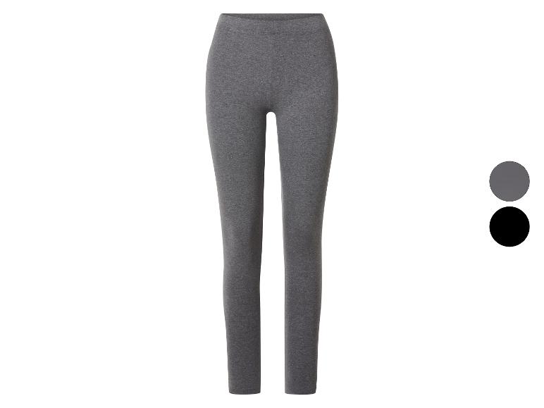 Graue Damen-Leggings mit zwei Farboptionen: Grau und Schwarz.