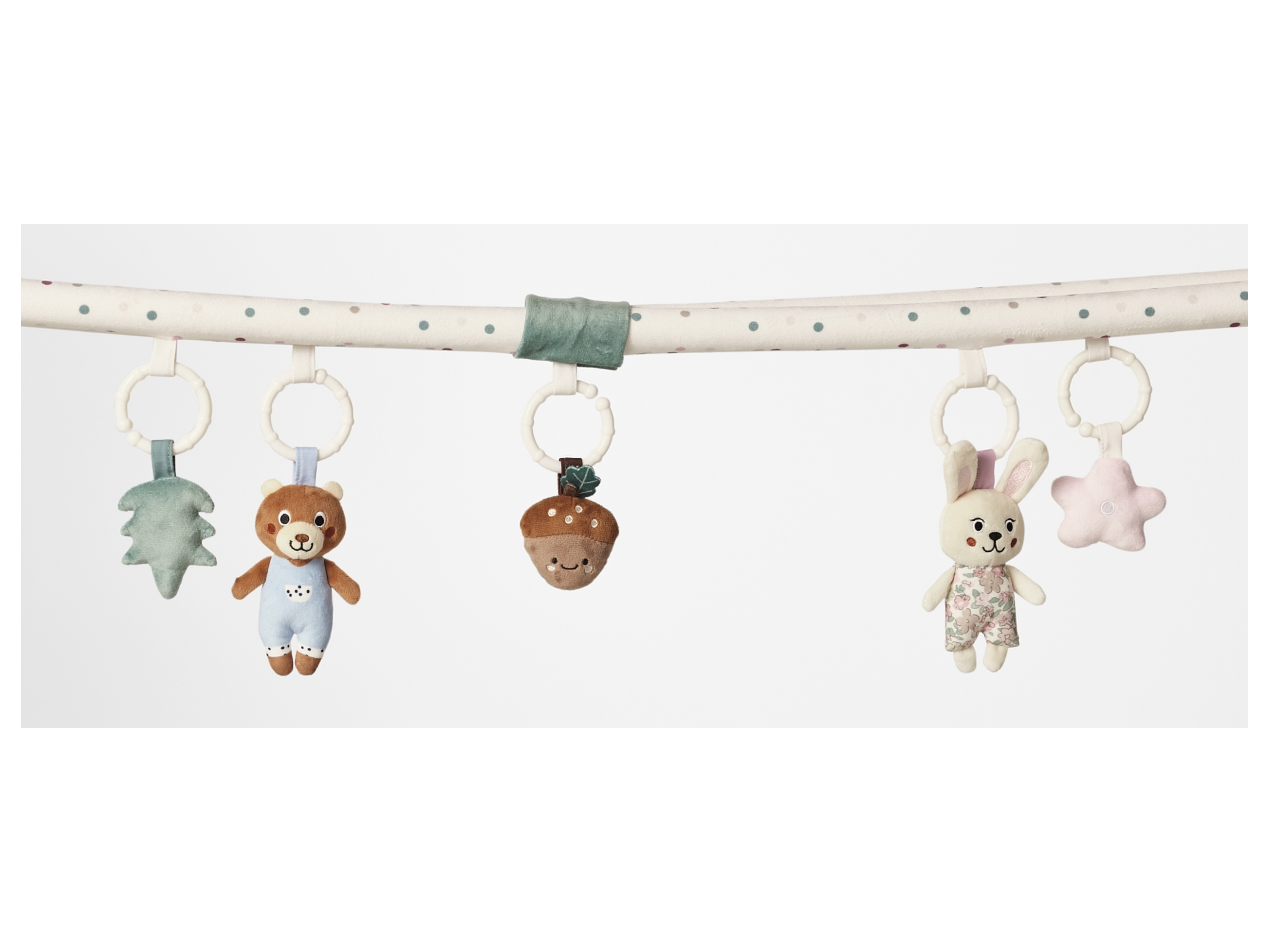 Thumbnail - lupilu® Baby-Activity-Decke, inkl. Plüsch-Anhänger (Blatt)