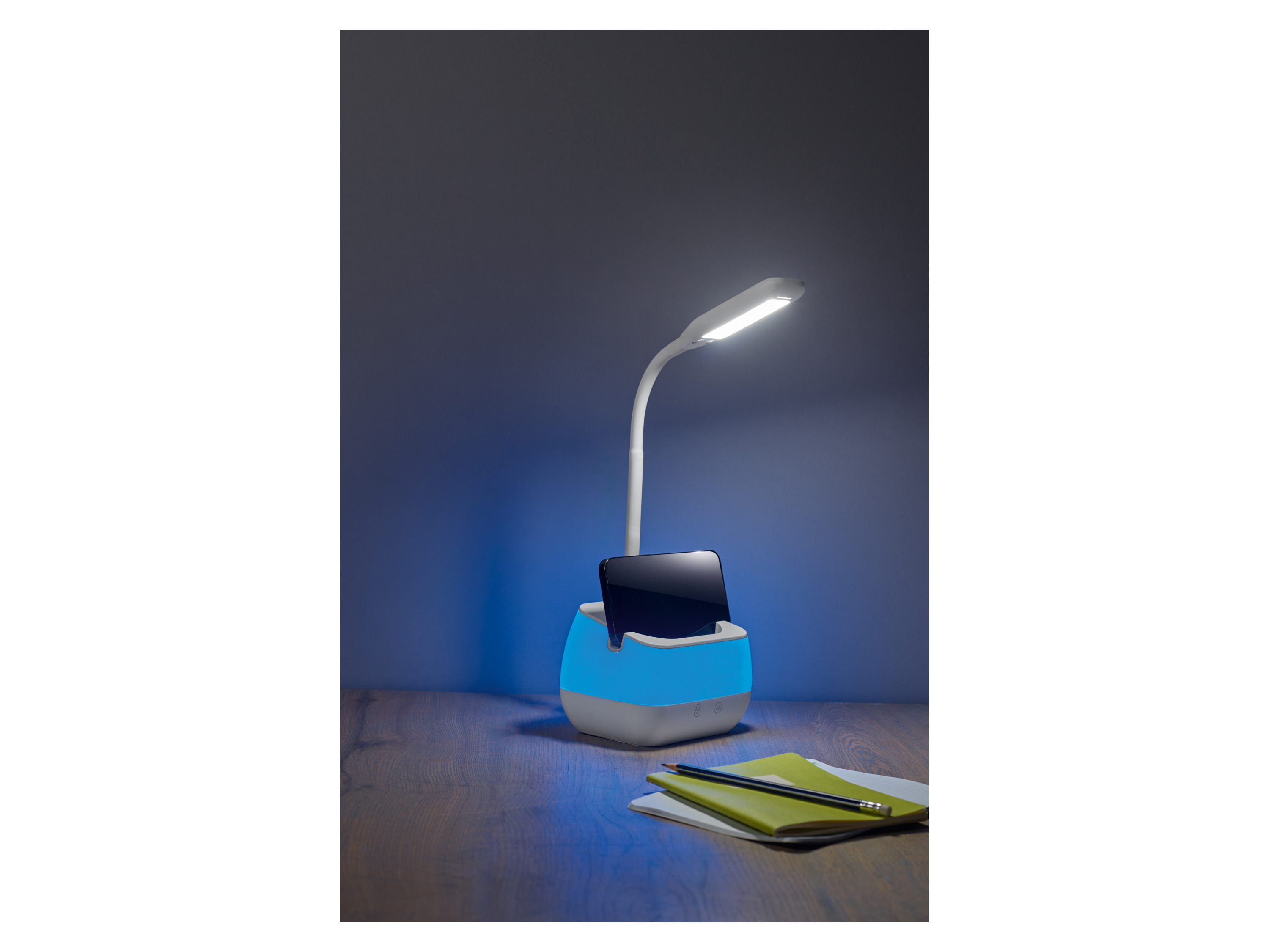 Thumbnail - LIVARNO home Akku-Tischleuchte, inkl. USB-C Ladekabel  (Weiß)