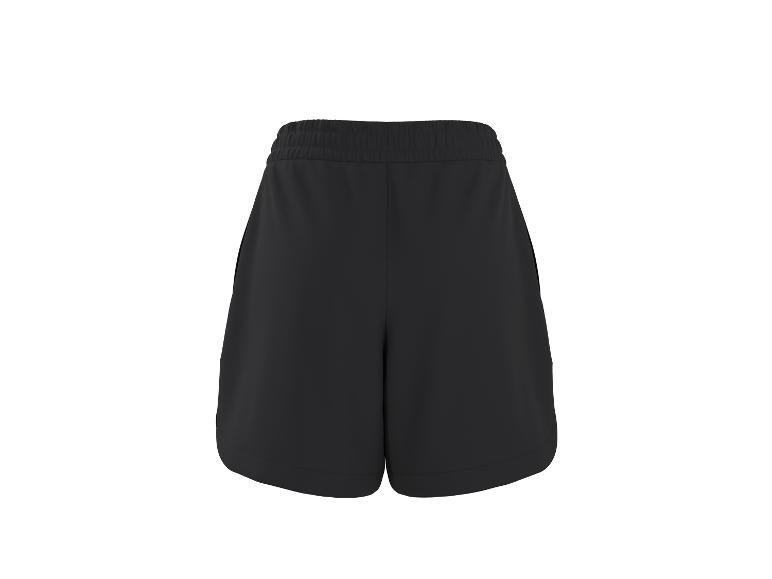 Schwarze Sporthose mit elastischem Bund.