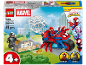 Spidey auf seinem Motorrad gegen Rhino Set mit 61 Teilen, geeignet für 4+ Jahre.