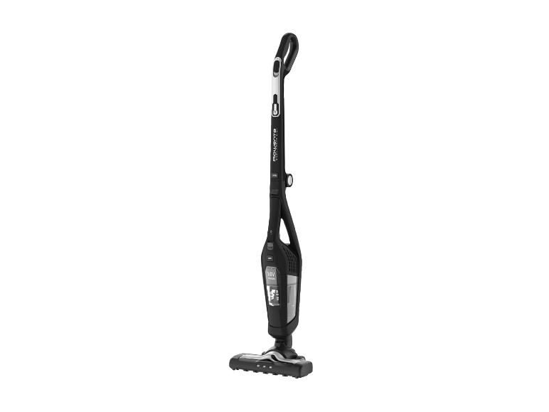 Schwarz-grauer 2-in-1 Akku-Stielstaubsauger, 18V Lithium, beutellos