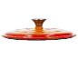 Le Creuset orangefarbener Deckel.