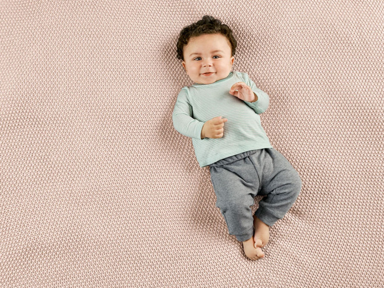 Gehe zu Vollbildansicht: lupilu Baby Langarmshirt, 3 Stück, mit praktischer Schulterknöpfung - Bild 11