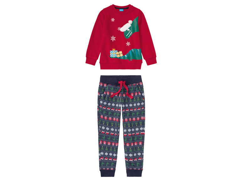 Gehe zu Vollbildansicht: lupilu Kleinkinder Jungen Sweatanzug mit Weihnachtsmotiv - Bild 18