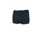 Dunkelblaue Boxershorts mit blauem Gummibund.