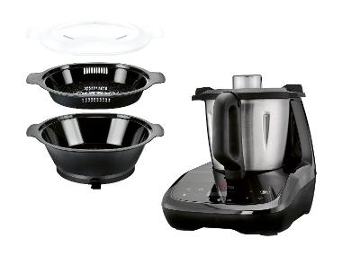 SILVERCREST® Monsieur Cuisine compact SMCC 1100 A1 + Dampfgaraufsatz