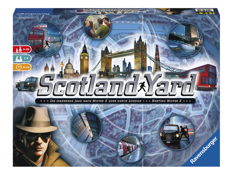 Gehe zu Vollbildansicht: Ravensburger Gesellschaftsspiel »Scotland Yard«, für die ganze Familie - Bild 1