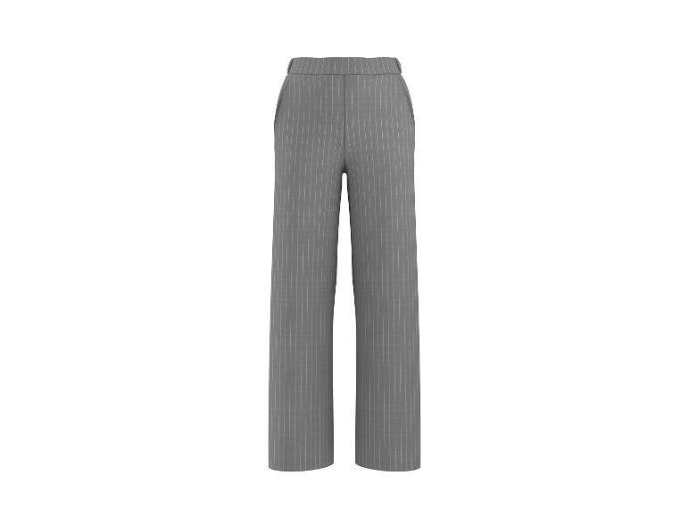 Graue Nadelstreifenhose für Damen
