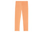 Eine orangefarbene Leggings.
