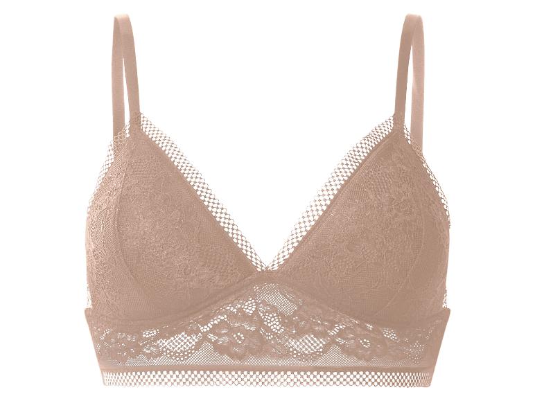 Beiger Spitzen-Bralette