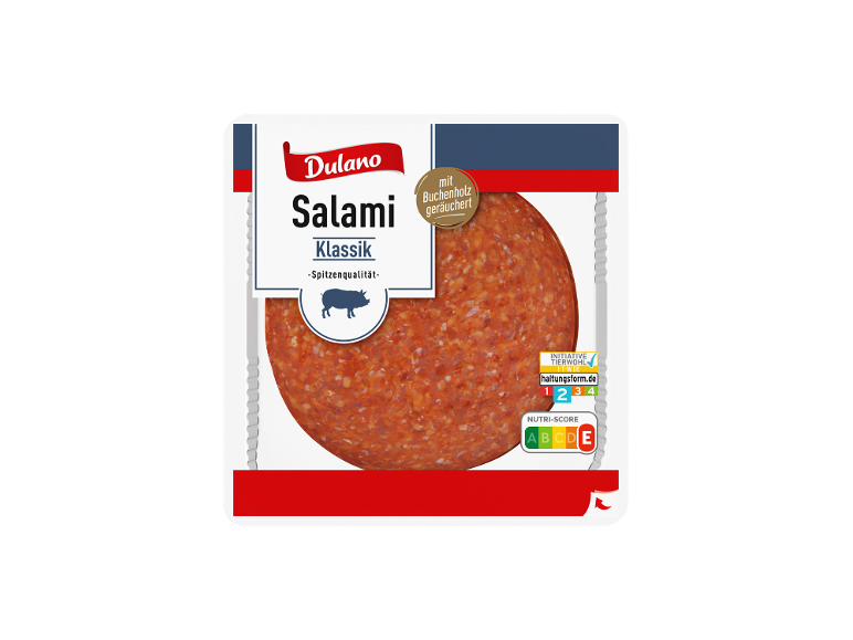 Dulano Rohwurst Scheiben, verschiedene Sorten
