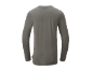 Graues Herren-Langarmshirt, Rückansicht
