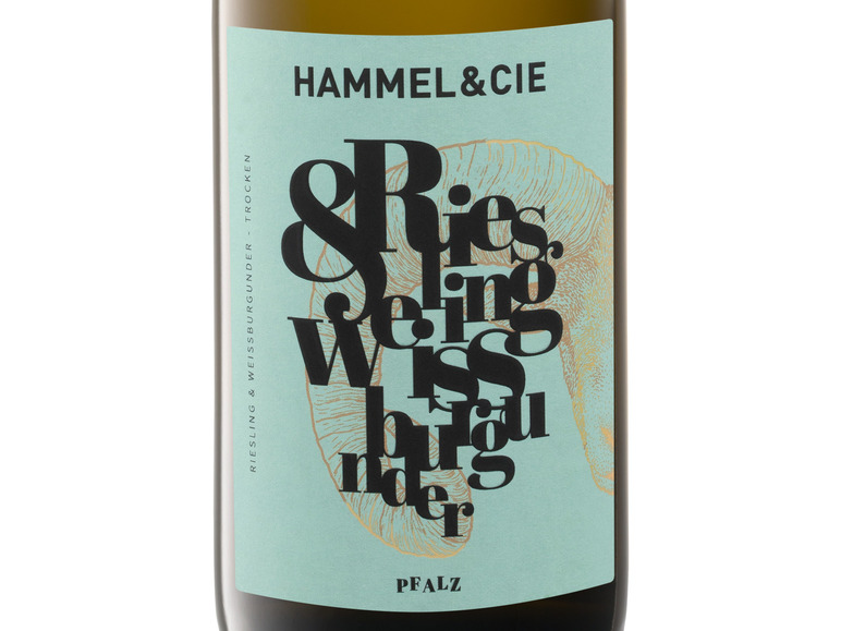 Hammel & Cie Riesling Pfalz & QbA trocken, Weißburgunder 2022 Weißwein