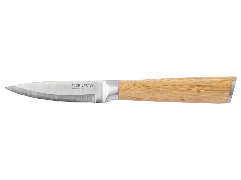 Gehe zu Vollbildansicht: ERNESTO® Messer mit Bambus-Griff, Edelstahl-Griff - Bild 10