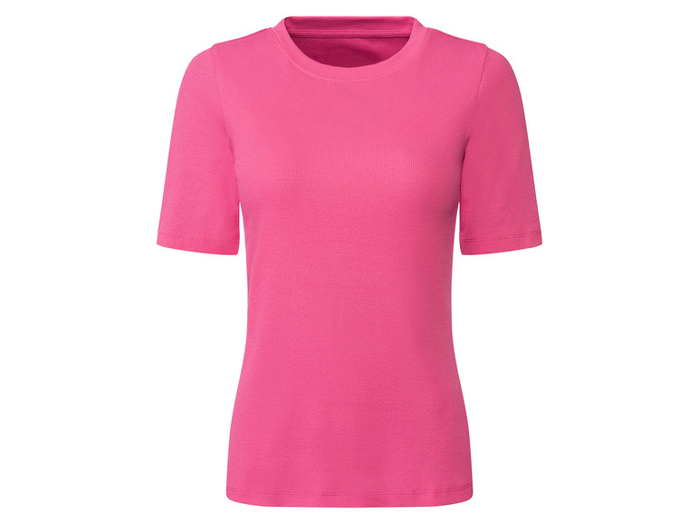 Gehe zu Vollbildansicht: esmara® Damen T-Shirt in modischer Ripp-Qualität - Bild 5