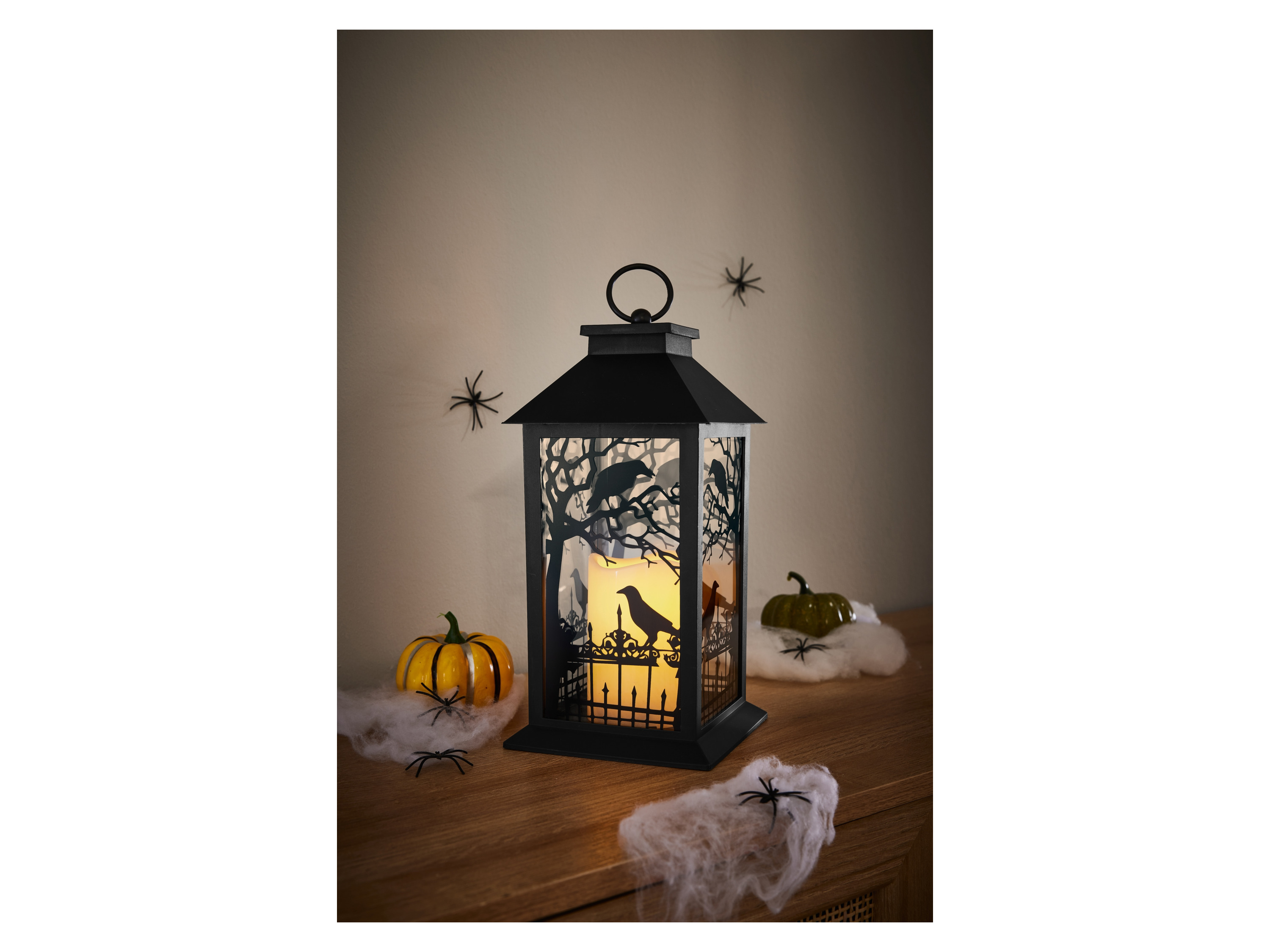 Thumbnail - LIVARNO home LED-Halloween-Laterne (eckig/weiss)