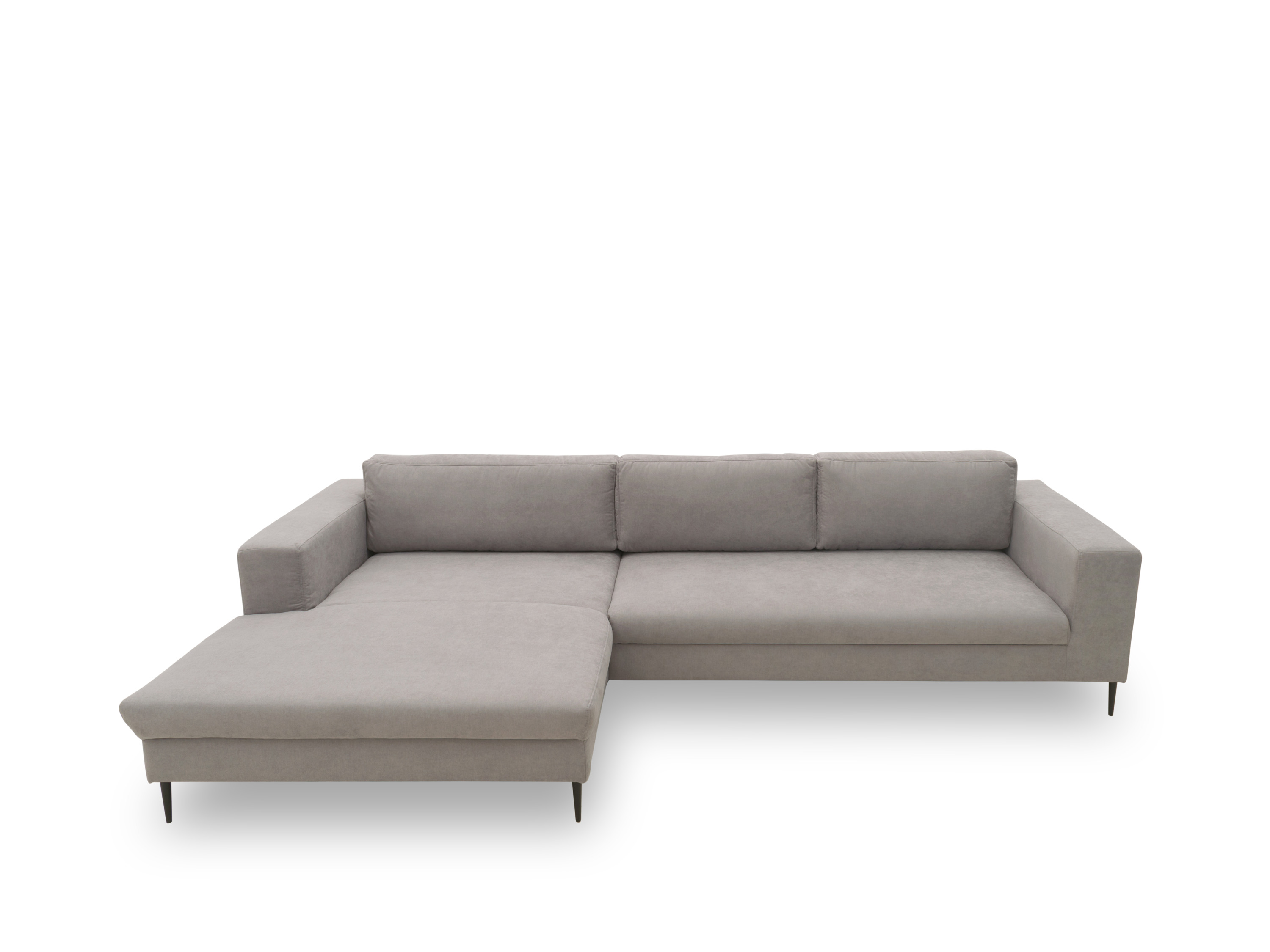 Thumbnail - Domo Ecksofa »Modica«, mit Longchair (davorstehend links,173x329cm, Silber)