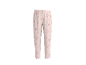 Hellrosa Kinderhose mit Sternenmuster.