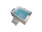 HOME DELUXE Outdoor-Whirlpool Nimbus Deluxe mit Einstiegsstufe.