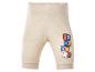 Beige Babyhose mit „POOH“-Baustein-Aufdruck.