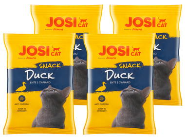 JosiCat Katzensnack Duck, 4 x 60 g