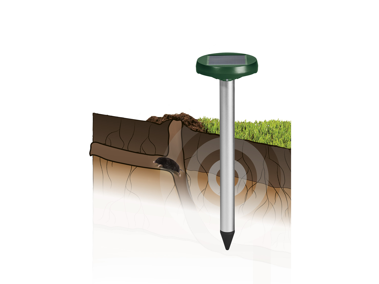 PARKSIDE® Solar-Maulwurfschreck »PSMS 1 A1«, 4 Modi