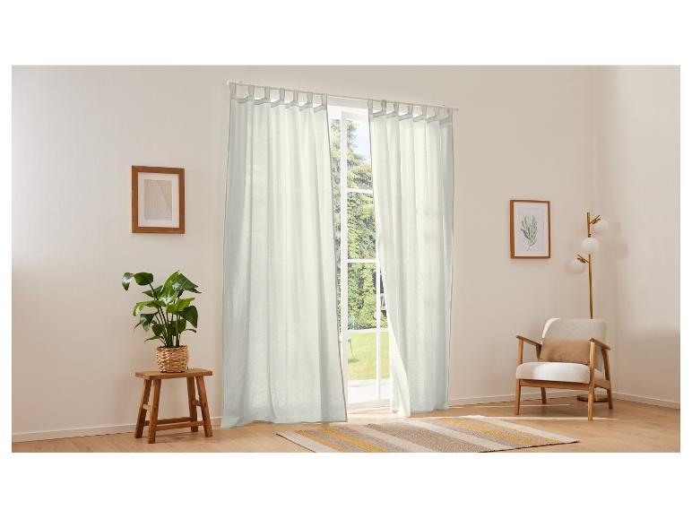 Vorhangschal-Set, 2 Stück, 135 x 240 cm